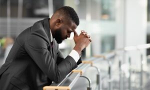 man having mood swings due to low T